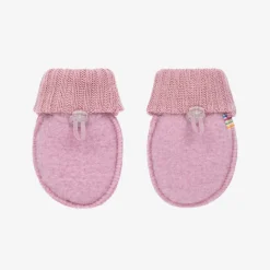 Joha Gloves & Mittens|Gloves & Mittens*Dark Pink Merino Wool Mittens