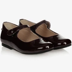 Manuela de Juan Bar Shoes|Bar Shoes*Dark Red Patent Leather Shoes