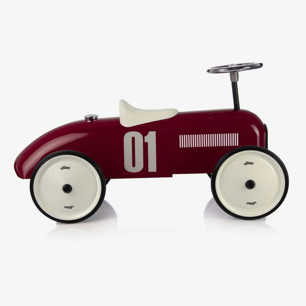 Vilac Toys|Toys*Dark Red Ride-On Vintage Car (76cm)