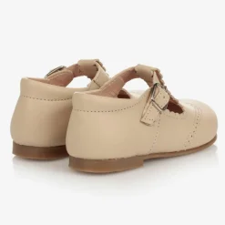 Childrens Classics Bar Shoes|Bar Shoes*Deep Ivory Leather Shoes