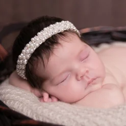 Cute Cute Hair Accessories*Diamanté & Pearl Bead Headband