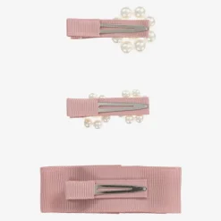 Milledeux Hair Accessories*Dusky Pink Hair Clips (3 Pack)