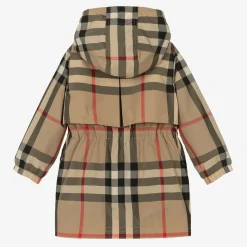 Burberry Coats & Jackets*Girls Archive Beige Oversized Check Coat