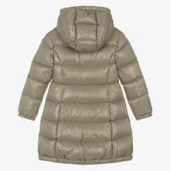 Moncler Enfant Coats & Jackets*Girls Beige Bellevue Down Puffer Coat