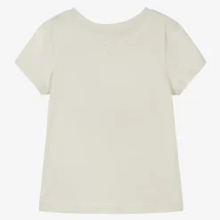 Calvin Klein Tops*Girls Beige Cotton T-Shirt