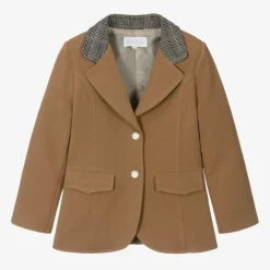 Patachou Coats & Jackets*Girls Beige Crêpe Blazer