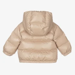 Moncler Enfant Coats & Jackets*Girls Beige Down Padded Bluma Coat