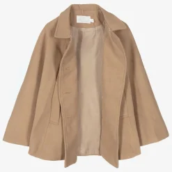 Romano Coats & Jackets*Girls Beige Felted Cape