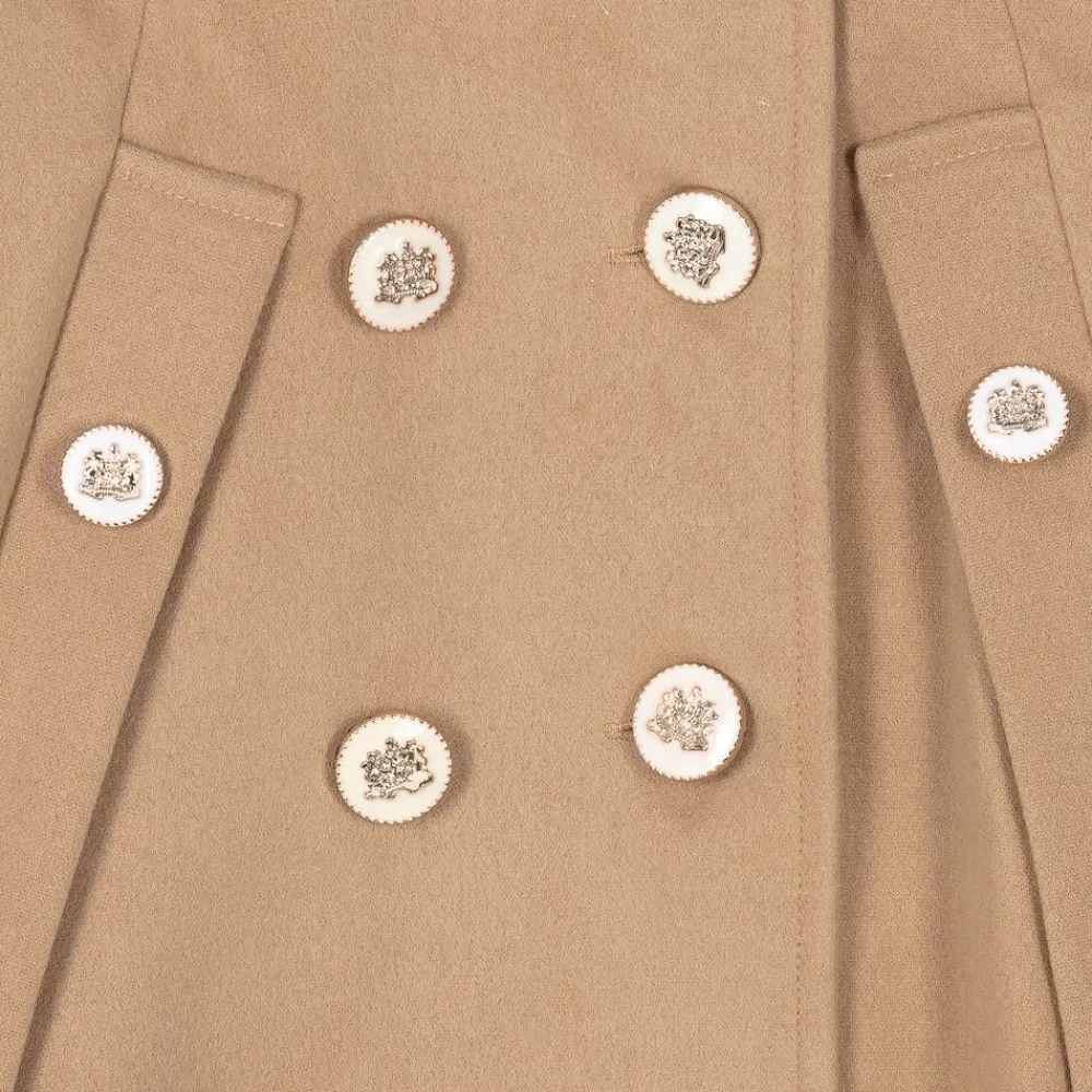 Romano Coats & Jackets*Girls Beige Felted Cape