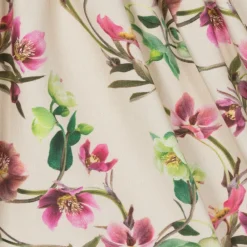 Molo Dresses*Girls Beige Floral Cotton Dress