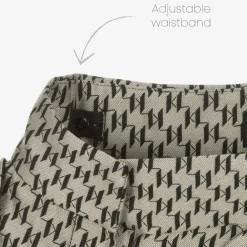 KARL LAGERFELD KIDS Shorts*Girls Beige KL Monogram Shorts