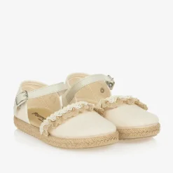 Pisamonas Espadrilles|Espadrilles*Girls Beige Lacey Espadrilles
