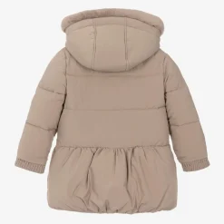 Tartine et Chocolat Coats & Jackets*Girls Beige Padded Puffer Coat