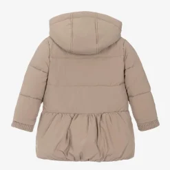 Tartine et Chocolat Coats & Jackets*Girls Beige Padded Puffer Coat