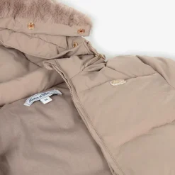 Tartine et Chocolat Coats & Jackets*Girls Beige Padded Puffer Coat