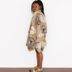 Burberry Coats & Jackets*Girls Beige Thomas Bear Cape