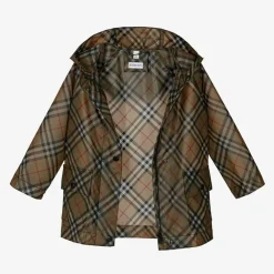 Burberry Coats & Jackets*Girls Beige Vintage Check Raincoat