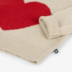 Petit Bateau Tops*Girls Beige Wool Knit Sweater