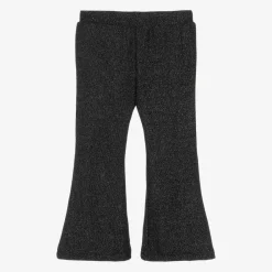 NAME IT Trousers*Girls Black & Silver Shimmer Trousers