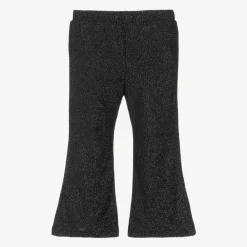 NAME IT Trousers*Girls Black & Silver Shimmer Trousers