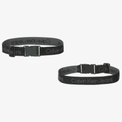 Calvin Klein Coats & Jackets*Girls Black Belted Puffer Jacket