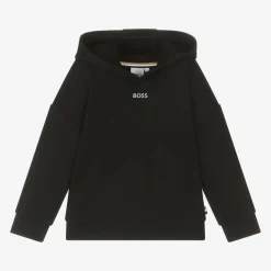 BOSS Tops*Girls Black Cotton Hoodie