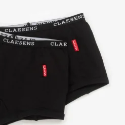Claesens Underwear*Girls Black Cotton Knickers (2 Pack)