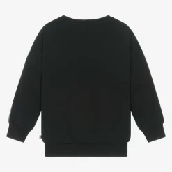 AIGNER Tops*Girls Black Cotton Sweatshirt