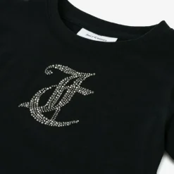 Juicy Couture Tops*Girls Black Cotton T-Shirt