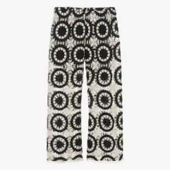 Nessi Byrd Swimwear*Girls Black Crochet Trousers