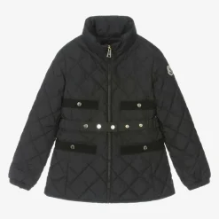Moncler Enfant Coats & Jackets*Girls Black Down Quilted Philanta Jacket