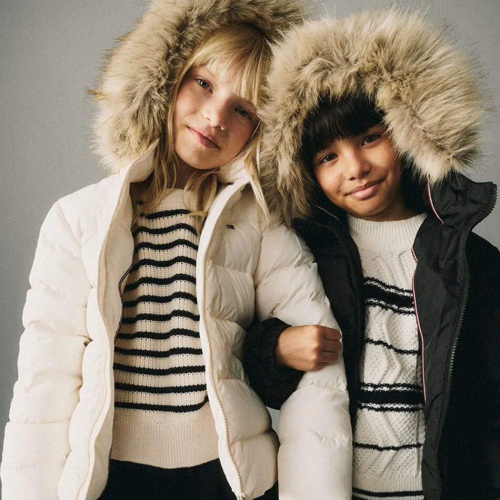 Tommy Hilfiger Coats & Jackets*Girls Black Down-Padded Puffer Coat