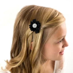 Cute Cute Hair Accessories*Girls Black Hair Clips (2 Pack)