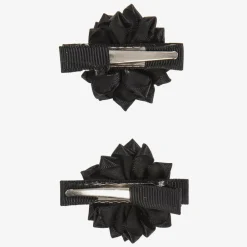 Cute Cute Hair Accessories*Girls Black Hair Clips (2 Pack)