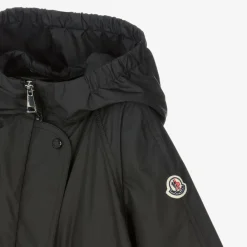 Moncler Enfant Coats & Jackets*Girls Black Ioudith Coat & Down-Padded Gilet