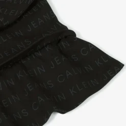 Calvin Klein Dresses*Girls Black Jersey Logo Dress