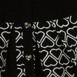 Fun amp; Fun Dresses*Girls Black Knitted Heart Dress