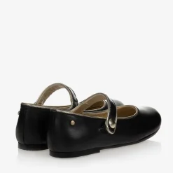 Manuela de Juan Pumps & Ballerinas|Pumps & Ballerinas*Girls Black Leather Pumps