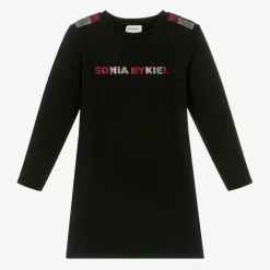Sonia Rykiel Paris Dresses*Girls Black Milano Jersey Diamanté Dress