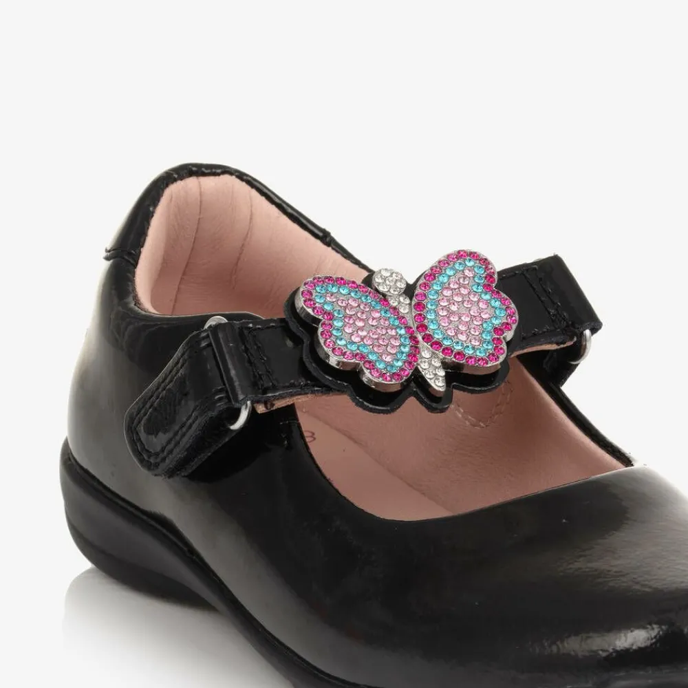 Lelli Kelly School Shoes|Bar Shoes*Girls Black Patent Leather Bar Shoes