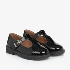 Age of Innocence Bar Shoes|Bar Shoes*Girls Black Patent Leather Shoes