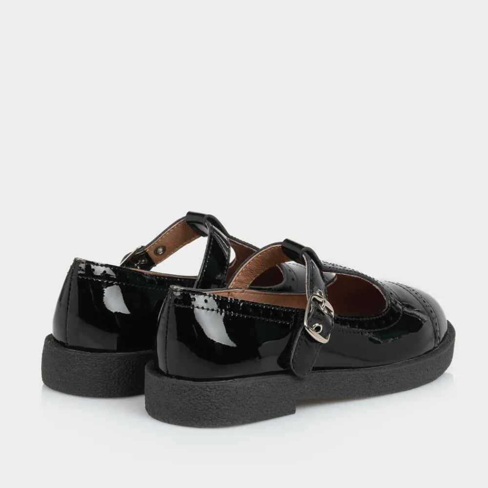 Age of Innocence Bar Shoes|Bar Shoes*Girls Black Patent Leather Shoes