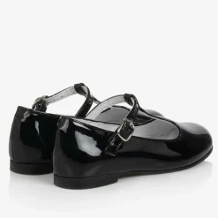 Beatrice amp; George Traditional Shoes|Bar Shoes*Girls Black Patent Leather T-Bar Shoes