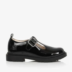 Lelli Kelly Traditional Shoes|School Shoes*Girls Black Patent Leather T-Bar Shoes