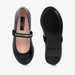 Dolce amp; Gabbana Pumps & Ballerinas|Pumps & Ballerinas*Girls Black Patent Leather Ballerina Flats