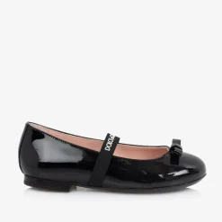 Dolce amp; Gabbana Pumps & Ballerinas|Pumps & Ballerinas*Girls Black Patent Leather Ballerina Flats