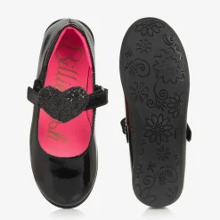 Billieblush Traditional Shoes|School Shoes*Girls Black Patent Leather Bar Shoes