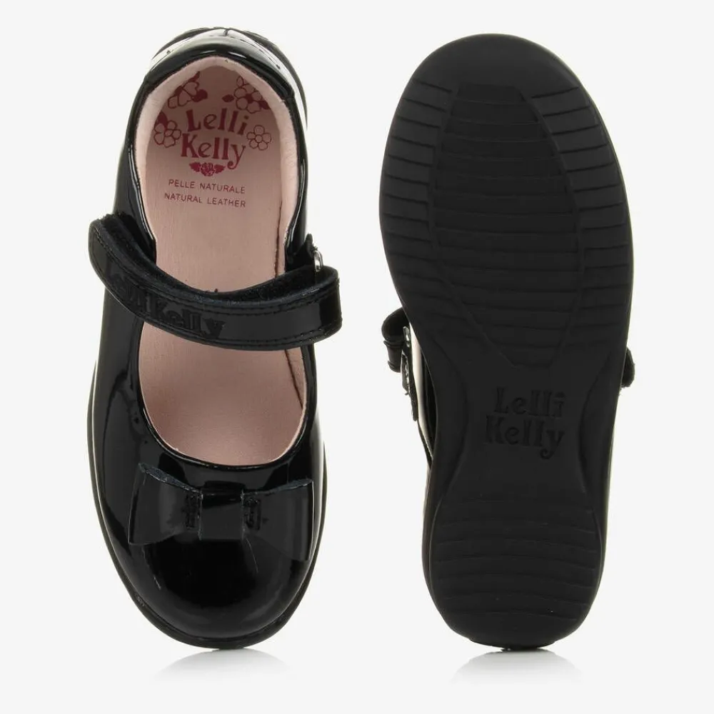 Lelli Kelly School Shoes|Bar Shoes*Girls Black Patent Leather Bar Shoes