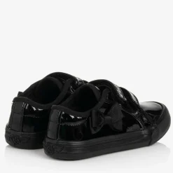 Lelli Kelly School Shoes*Girls Black Patent Velcro Trainers