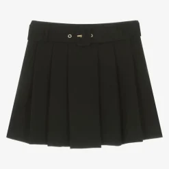 iDO Junior Skirts*Girls Black Pleated Crêpe Skirt